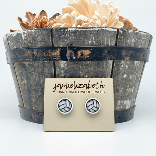 Bump-Set-Spike - Volleyball Earrings