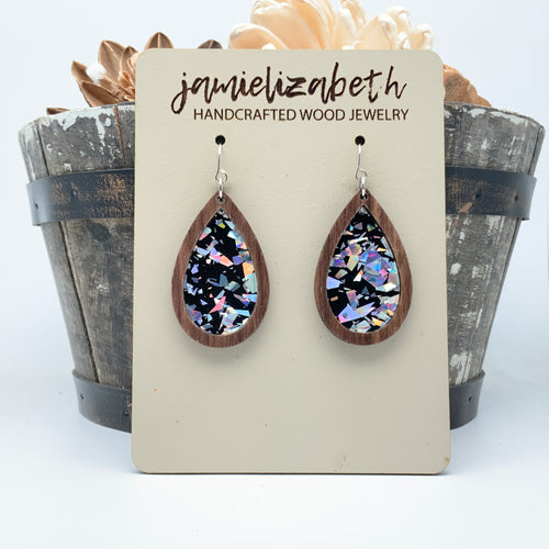 Crystal Prism Acrylic Teardrops