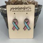 Infant Loss Awareness Ribbon Earrings