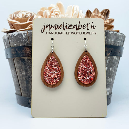 FALL in Love Glitter - Earrings