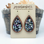 Crystal Prism Acrylic Teardrops