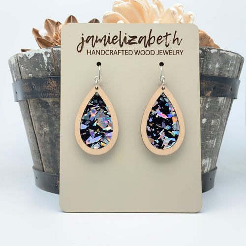 Crystal Prism Acrylic Teardrops