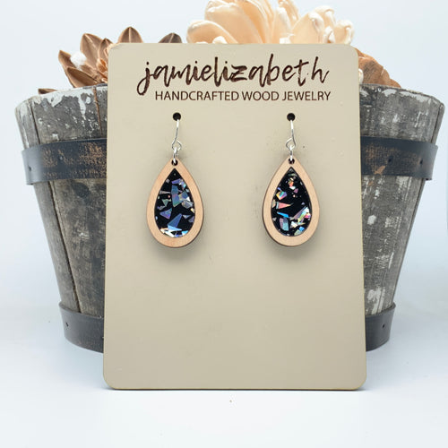 Crystal Prism Acrylic Teardrops