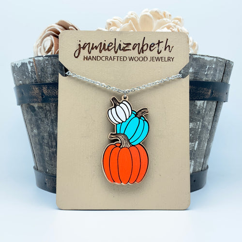 Stacked Painted Pumpkins (Vault)