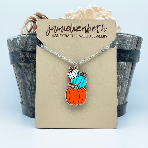 Stacked Painted Pumpkins (Vault)