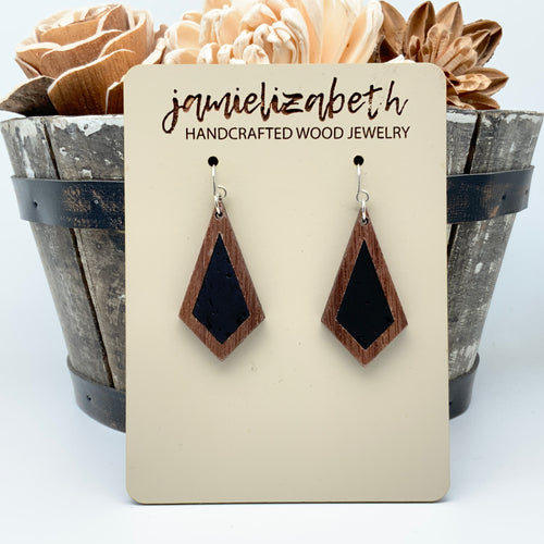 Black Cork Earrings (Vault)