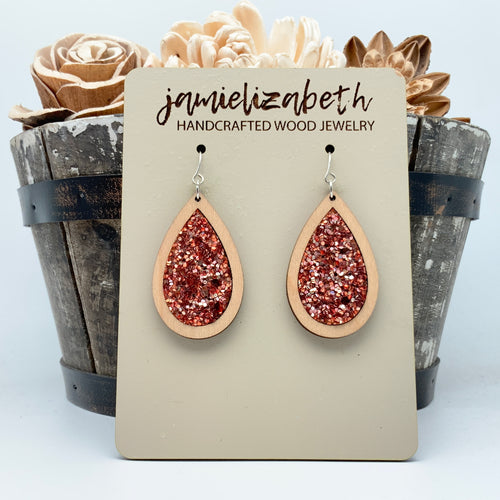 FALL in Love Glitter - Earrings
