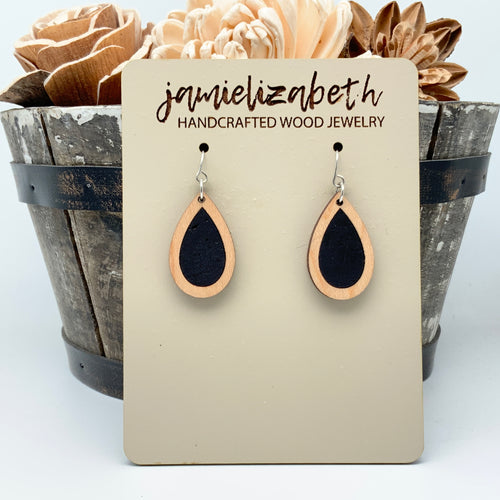Black Cork Earrings (Vault)