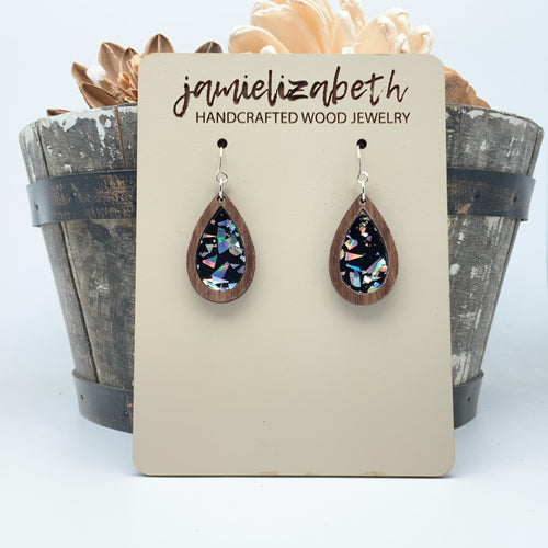 Crystal Prism Acrylic Teardrops