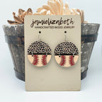 Leopard Baseball Hemi - Earrings