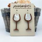 White Wine Glasses - Earrings (Vault)