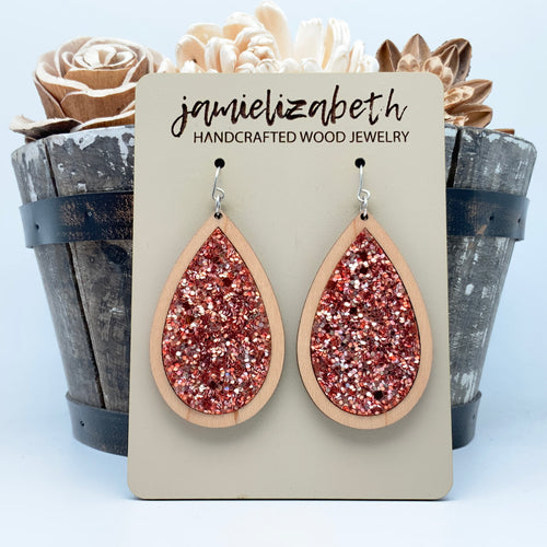 FALL in Love Glitter - Earrings