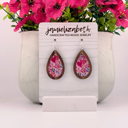 Many Hearts Abstract Earrings