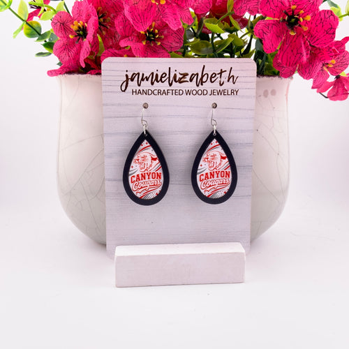 Canyon Cougars | School Spirit Elevated Earrings