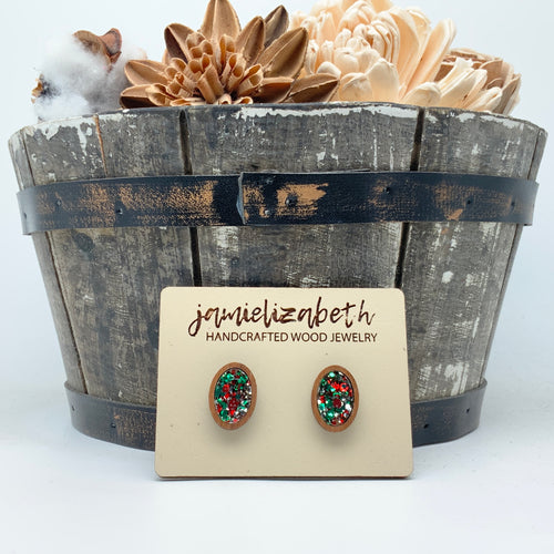 Holly Jolly Acrylic Earrings