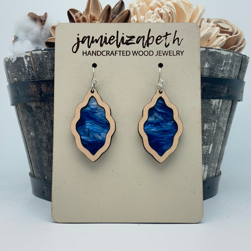 Spooky Night Sky Acrylic Earrings or Necklace