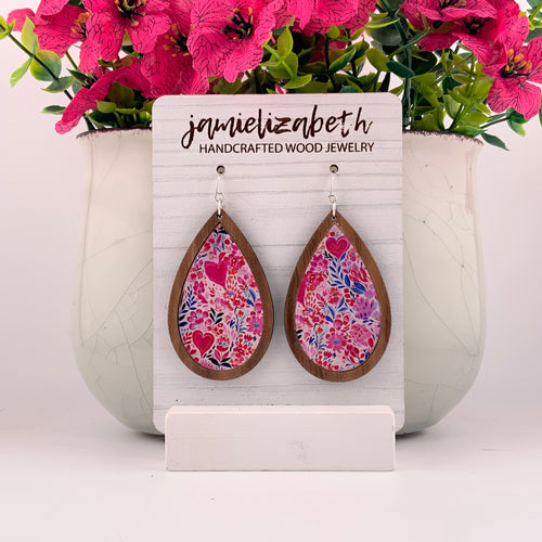 Many Hearts Abstract Earrings