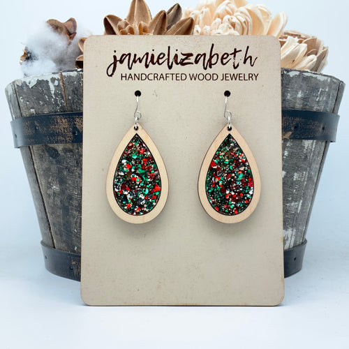 Holly Jolly Acrylic Earrings