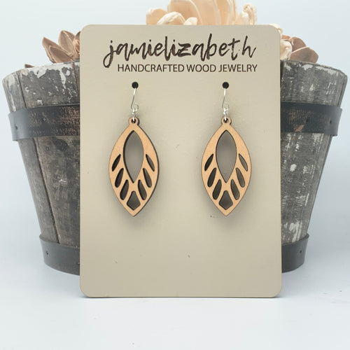 Walnut, Maple and Mesquite Masterpiece - Earrings (Vault)