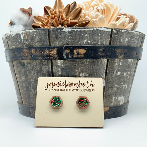 Holly Jolly Acrylic Earrings