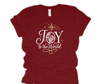 Joy to the World Short Sleeve Shirt - Red