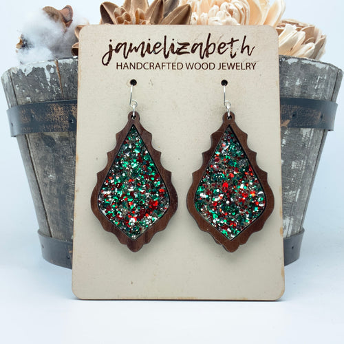 Holly Jolly Acrylic Earrings