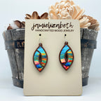 Bright Brushstroke Marquise  #5
