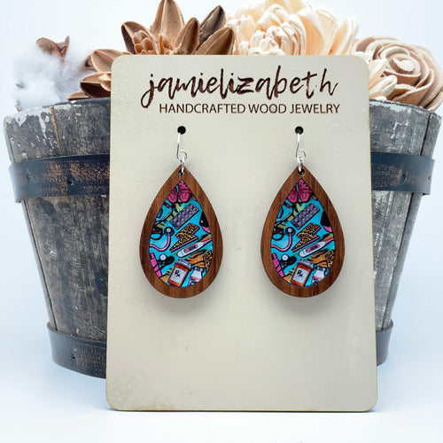 Super Fun Scrubs Acrylic - Earrings