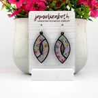 Spring Splash Acrylic Marquise
