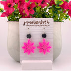 Pink Sparkling Snowflake