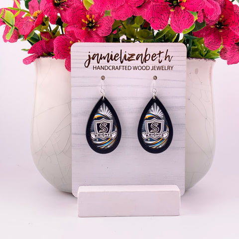 Steele Knights Earrings | School Spirit Elevated