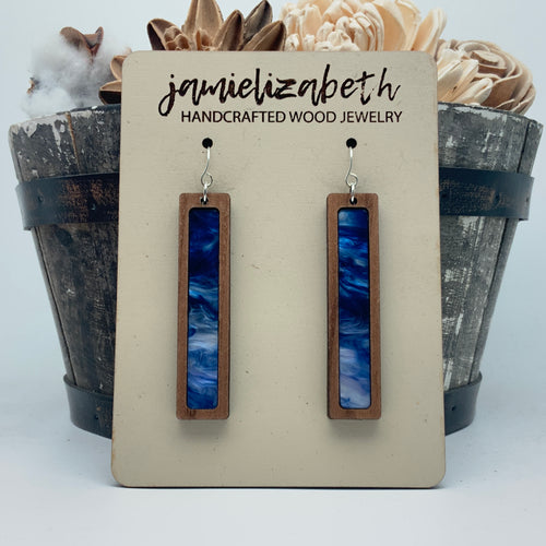 Spooky Night Sky Acrylic Earrings or Necklace