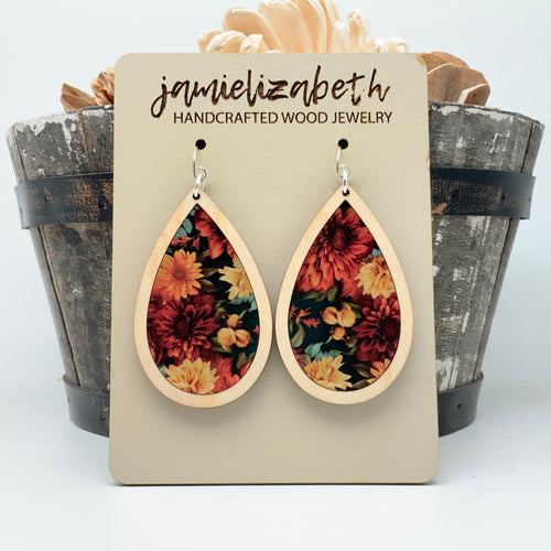 Thanksgiving Floral Earrings