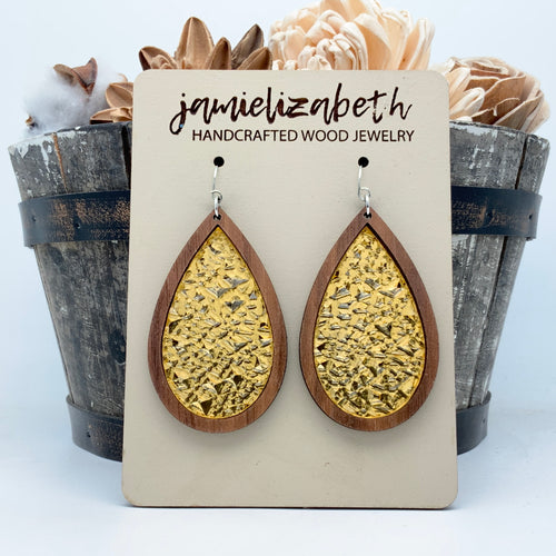 Gold Rush Druzy - Earrings   (Vault) TINY PIECE