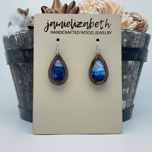 Spooky Night Sky Acrylic Earrings or Necklace