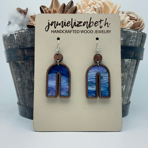Spooky Night Sky Acrylic Earrings or Necklace