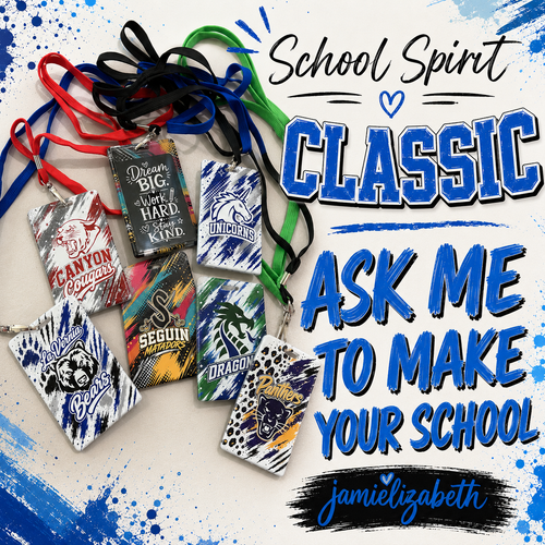 School Spirit Elevated - REQUEST YOUR SCHOOL Lanyard