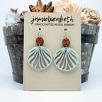 Pearly White Shell Drop - Earrings (Vault)