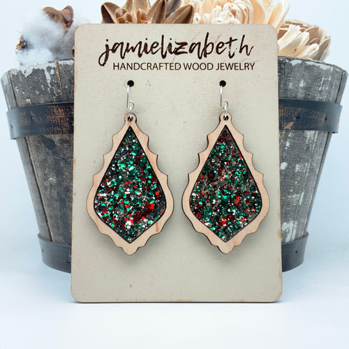 Holly Jolly Acrylic Earrings