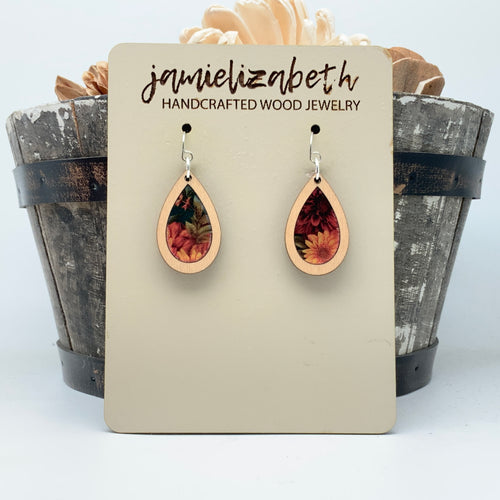Thanksgiving Floral Earrings