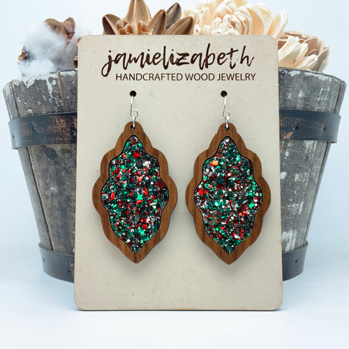 Holly Jolly Acrylic Earrings