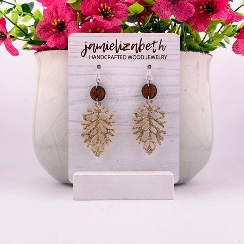 Golden Oak Earrings