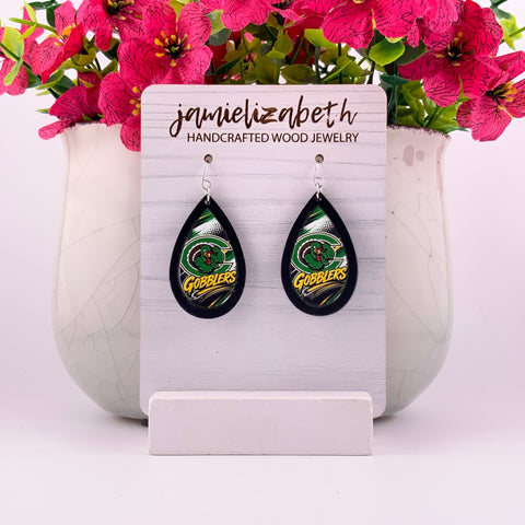 Cuero Gobblers Earrings | School Spirit Elevated