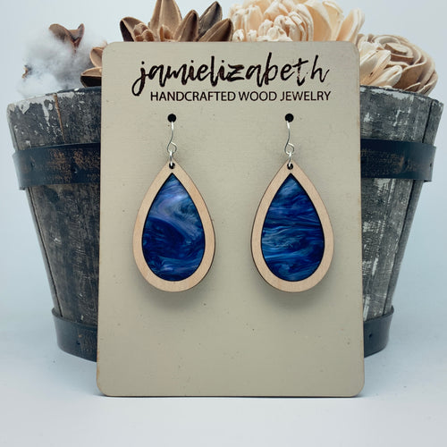 Spooky Night Sky Acrylic Earrings or Necklace