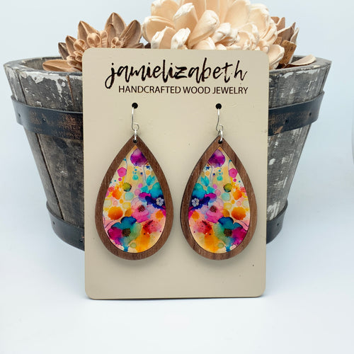 Dreamy Garden Floral Teardrops  (Vault)