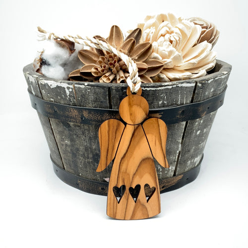 Olivewood Christmas Angel - Jamielizabeth Christmas Ornament