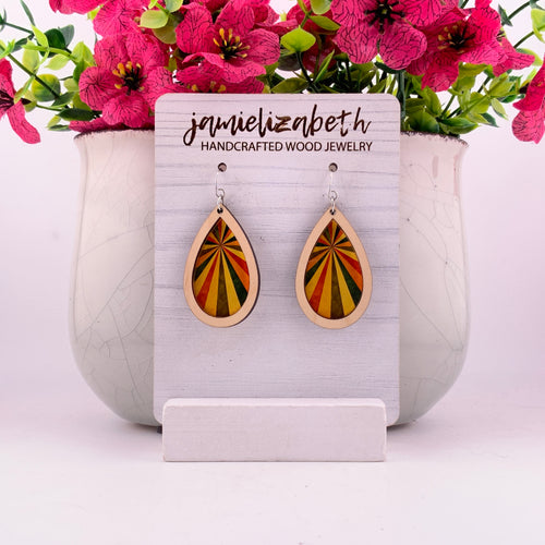 Ray of Sunshine Teardrop Earrings | ’70s Throwback