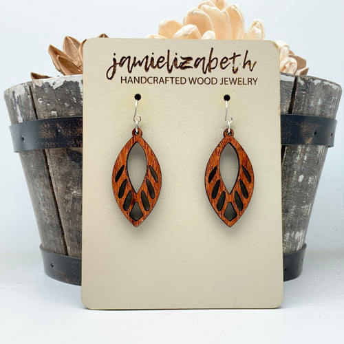 Walnut, Maple and Mesquite Masterpiece - Earrings (Vault)