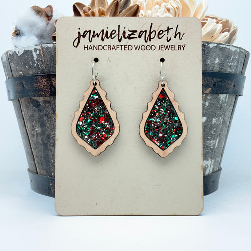 Holly Jolly Acrylic Earrings