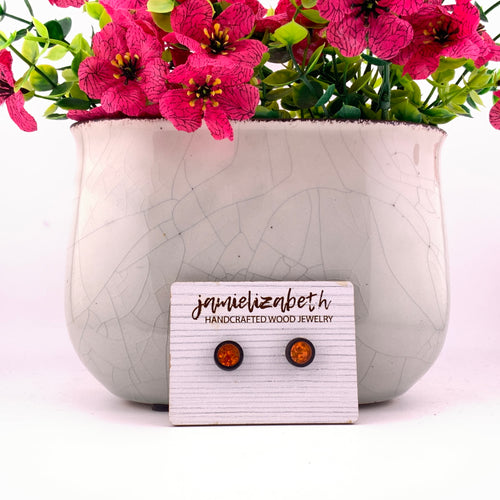 Glowing Orange - Earrings